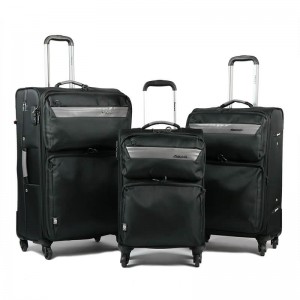 OMASKA 2021 classic Nylon 3 pieces set 20″24″28″ fabric trolley travel luggage set