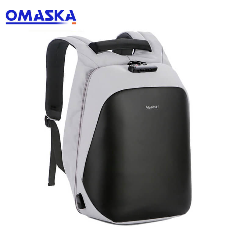 Manufacturing Companies for Backpack Usb - Omaska wholesale fashion usb charging waterproof anti theft nylon travelling laptop backpack man – Omaska