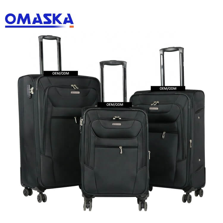 Chinese Professional Leather Suitcase - OMASKA brand China professional luggage factory wholesale customize 3pcs set 20″24″28″ travel luggage suitcase – Omaska