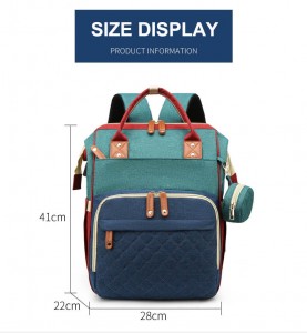 Легкий багатофункціональний рюкзак для підгузників Omaska ​​mommy Backpack №HS2026-1