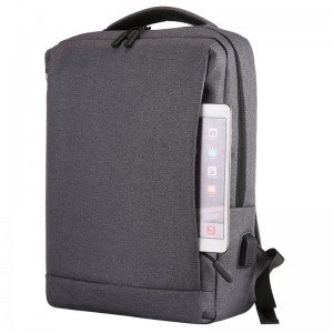 Кантонски саем Нов стил за патување деловен лаптоп Оксфорд училишен ранец со USB порта