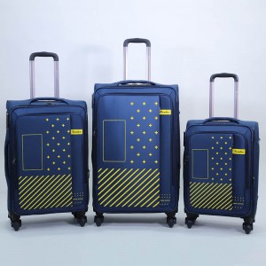 New Fashion Design for Hard Suitcase - 3 PCS SET LUGGAGE CHINA OMASKA SUITCASE FACTORY 9076# WHOLESALE 20″24″28″ SPINNER WHEEL NYLON LUGGAGE SET – Omaska