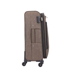Wholesale nylon fabric soft business travel men 3 pcs 20 24 28 inch set suitcase trolley bag