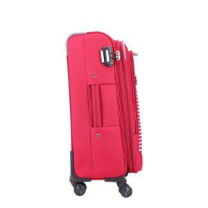 Popular lady design double spinner wheel luggage set
