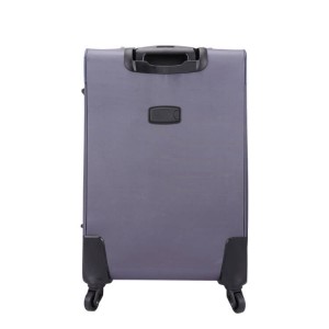 New style 20 24 28 inch 4 wheeled nylon men gray business trolley luggage