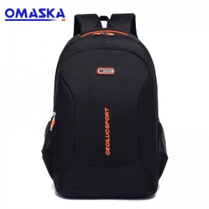 OMASKA backpack factory small MOQ wholesale custom cheap laptop backpack bag