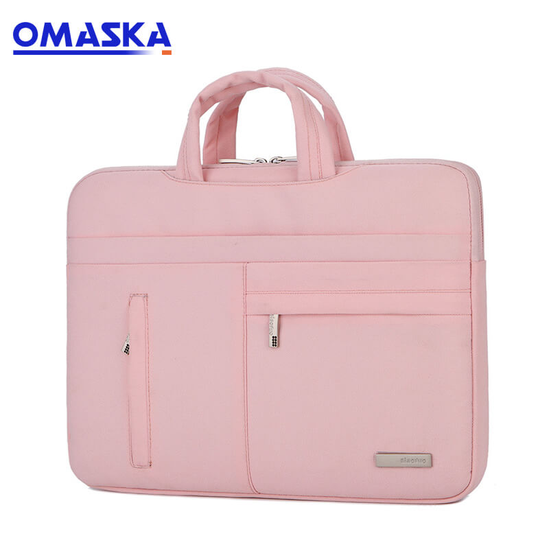 Manufactur standard 4 Wheels Suitcase - 13inch 14inch 15.6inch travel custom logo lightweight laptop bag – Omaska