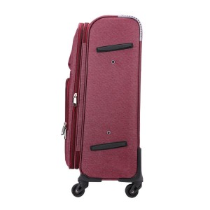 High Quality Custom 3 pcs set Nylon Waterproof Fabric Smooth Trolley Travel Luggage bags