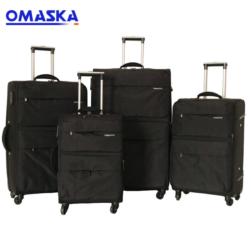 China wholesale Wheeled Luggage - OMASKA 2021 classic waterproof nylon double zipper trolley 4pcs luggage set – Omaska
