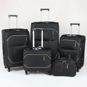 OMASKA 2021 classic customize OEM wholesale fashion four wheels travel 5pcs trolley luggage set