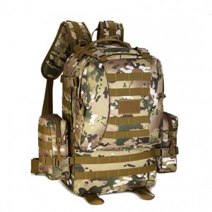 50L backpack ta 'barra tattika kombinazzjoni backpack ikkampjar rucksack ivvjaġġar muntanji borża kapaċità kbira backpack bagalji