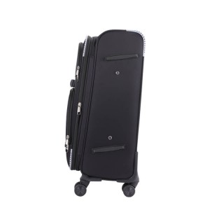 soft nylon 4 Wheel Cheap business travel trolley luggage bag
