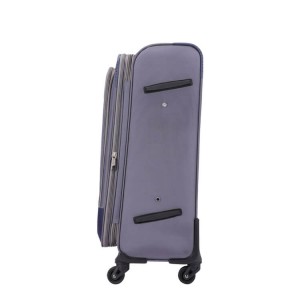 New style 20 24 28 inch 4 wheeled nylon men gray business trolley luggage