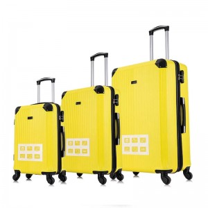 OMASKA 2021 nov slog tovarne na debelo 027# 4pcs 5pcs set Luksuzni kovček za ročno prtljago ABS prtljaga na vozičku