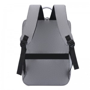2020 Canton Fair new design oxford 17 inch reflective usb laptop backpack