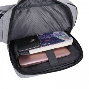 2020 Kanton Fuarı yeni tasarım oxford 17 inç yansıtıcı usb dizüstü bilgisayar sırt çantası