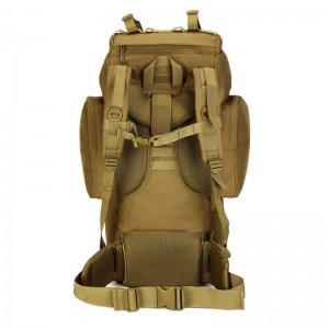 65 लीटर आउटडोर सामरिक बैकपैक जलरोधक पर्वतारोहण बैग यात्रा यात्रा कंधे बैग सामान बड़ा रूकसाक बेल्ट जूता गोदाम