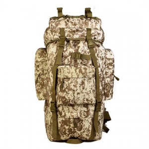 65 liters outdoor tactical backpack waterproof mountaineering bag travel travel shoulder bag luggage malaking rucksack belt bodega ng sapatos