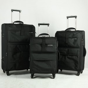 Trevlig kvalitet ny design fabrik grossist anpassade 3 st set nylon vintage resväska set