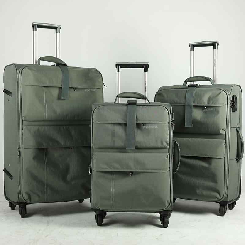 Vendedores ao por maior de conxuntos de maletas de viaxe - Fábrica de deseño novo de boa calidade por xunto de 3 unidades de conxuntos de maletas vintage de nylon - Omaska