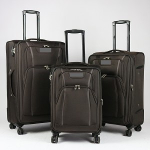 OMASKA travel bags factory 3PCS set 20″24″28″ soft nylon wholesale custom travel luggage set maleta