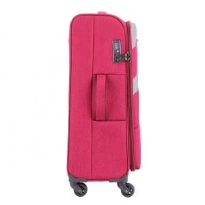 Pogranda Ŝtofa ĉaro vojaĝa valizoj sako 20 24 28 coloj nilona materialo malpeza pakaĵo aro