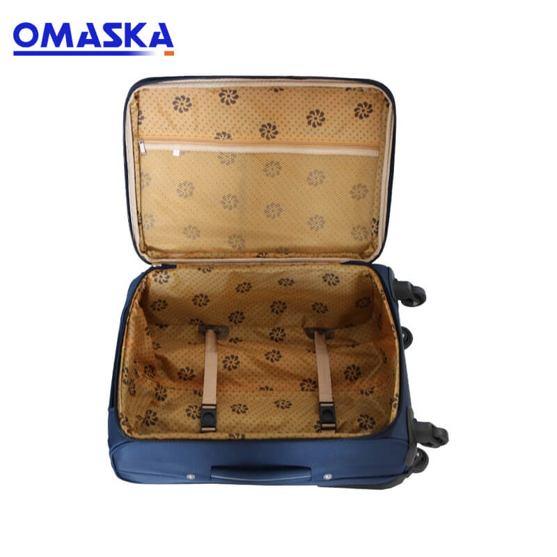 Customize OEM wholesale fashion four wheels travel trolley luggage