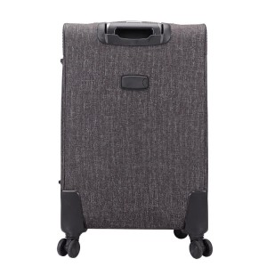 OEM ODM nylon 20 24 28 inch gray unisex travel suitcase luggage