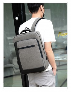 OMASKA Travel Laptop Backpack Bag Me Usb Charger 15.6 iniha ʻeleʻele ʻeke kamepiula #BLH8205