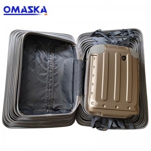 2021 OMASKA 12pcs 16pcs set 005# hot selling CKD (semi finished) ABS luggage