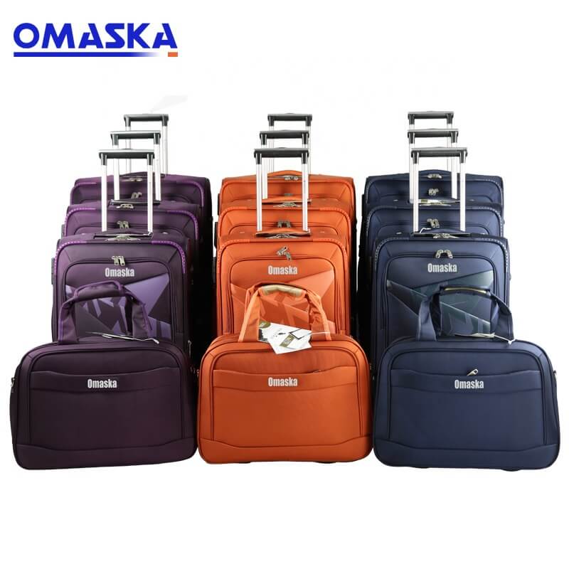OEM Factory for Suitcase for Tour Guide - ჩინეთის პროფესიონალური სამოგზაურო ყუთი ბარგი პირდაპირ საბითუმო მორგება ბარგის კომპლექტი 4 ცალი აწარმოებს – Omaska