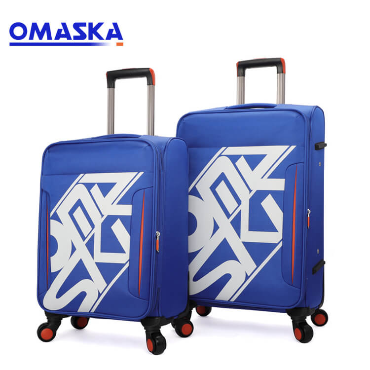 Customized high quality OEM ODM cheap trolley luggage bag sets with combination lock