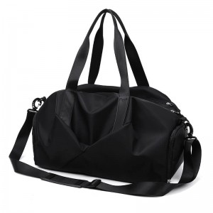 OMASKA 9B38 Dry Wet Separated Sport Duffel Training Yoga Travel Overnight Weekend Shoulder Tote Gym Bag with Shoes Compartment