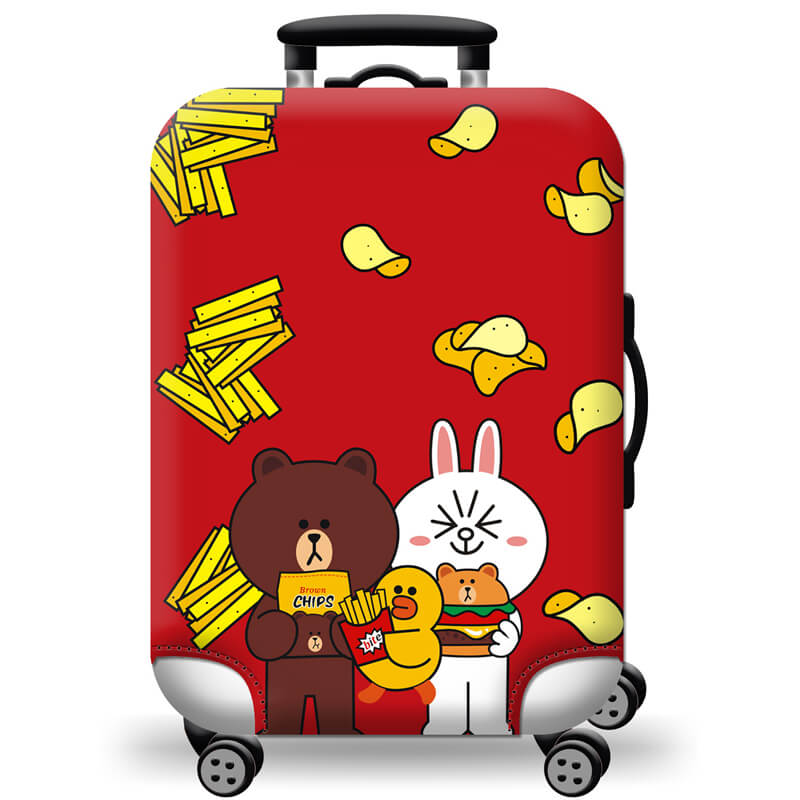 Фабрични доставки Carry On - Еластичен куфар, удебелен комплект за багаж, дебел еластичен куфар, калъф за куфар, прахоустойчив, устойчив на надраскване покривало за багаж – Omaska