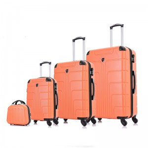 OMASKA 2021 New Design fabrik engros 4 stk 5 stk sæt 003# bagagetaske abs rejse bagage kuffert