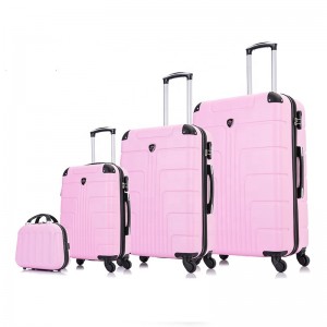 OMASKA 2021 Nuovo Design all'ingrosso della fabbrica 4 pezzi 5 pezzi set 003 # borsa da viaggio bagaglio da viaggio in abs valigia