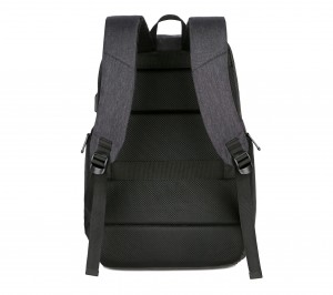 Wholesale USB charging port reflective strip laptop backpack bag for men