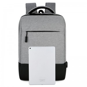 2020 Kantonski sajam, muški ruksak za prijenosno računalo protiv krađe 15.6 s USB punjenjem, vodootporni školski ranac