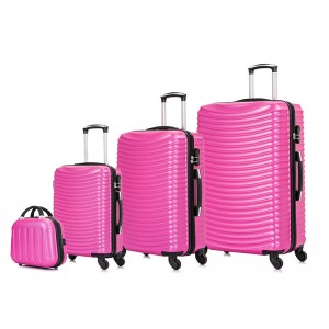 OMASKA 2021 bag-ong 4pcs set ABS hard case 021# spinner four wheel eminent trolley luggage sets