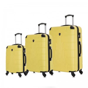 OMASKA 2021 Novu Design fabbrica all'ingrosso 4pcs 5pcs set 003 # saccu di bagagli abs valigia di bagaglii di viaghju