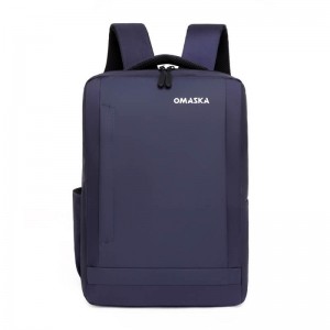 OMASKA 2021 새로운 유행 다기능 15.6 인치 usb 대학 가방 여행 노트북 배낭 가방 남성용