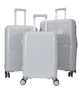 Omaska Supplier Custom Hard Shell Pp Suitcase 3pcs Sets