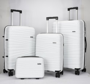 Wholesale Double Wheel Pp Luggage 4pcs Set 14 20 24 28 Inch