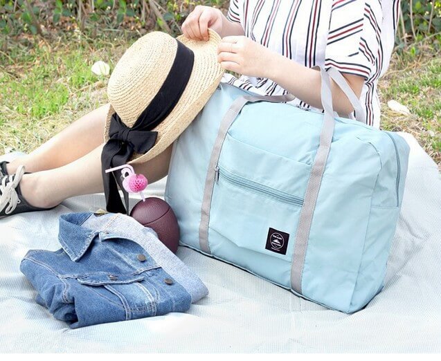 Popular Design for Big Suitcase - Korean version of the foldable travel luggage bag aircraft bag men and women to increase the finishing bag luggage bag storage bag – Omaska
