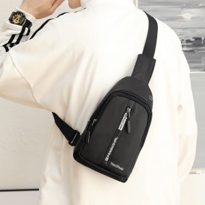 סין SLING BAG OMASKA מותג HS803 התאמה אישית של לוגו OEM ODM סיטונאי חגורת כתף יחידה חגורת כתף יחידה תיק שליח לגברים