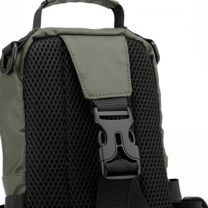 ओमास्का चीन स्लिंग बैग आपूर्तिकर्ता HS1100-11 कस्टमाइज़ लोगो OEM थोक USB चार्जिंग पुरुषों का स्लिंग बैग
