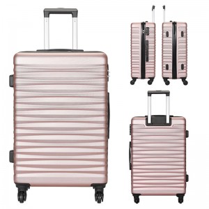 China Factory New Designer ABS 4 Wheel Trolley Travel Luggage Sets
