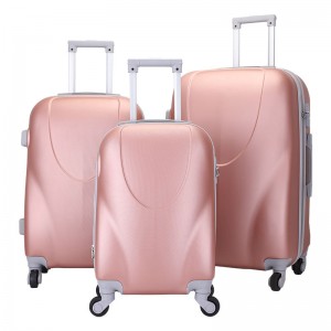 China Manufacturer Custom Logo ABS Trolley Luggage Set