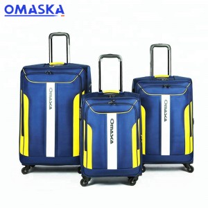 Reasonable price Kids Hard Luggage - Wholesale fabric carry on luggage with wheels – Omaska