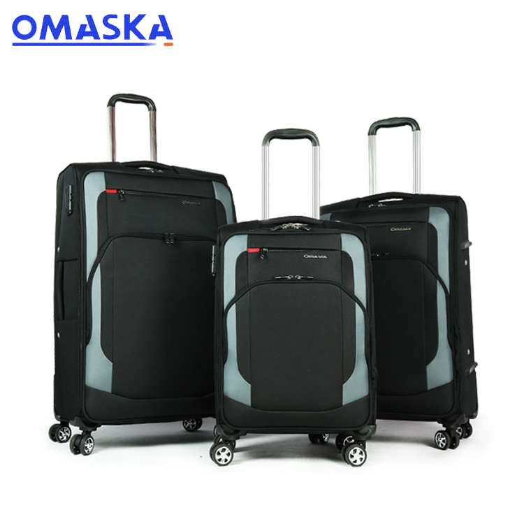 Wholesale 4 Wheel Suitcase - Nylon Luggage Set – Omaska